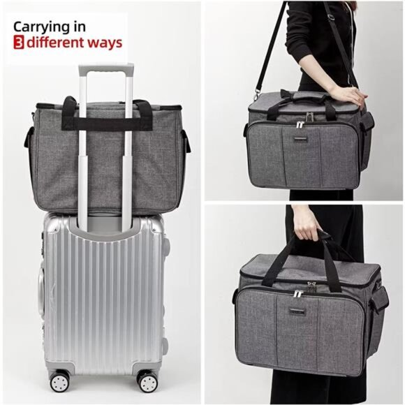 Sewing Machine Carrying Case with Multiple Storage Pockets, Universal - Picture 6 of 7